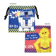 スターウォーズ 巾着 R2-D2＆C-3PO [H20×W20cm]