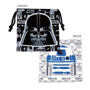 スターウォーズ 巾着 ダースベイダー＆R2-D2 [H20×W20cm]
