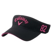 Basic Visor Women's BLK/PNK 15 JM [バイザー フリーサイズ レディース ブラック/ピンク]
