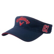 Basic Visor Women's NVY/RED 15 JM [バイザー フリーサイズ レディース ネイビー/レッド]