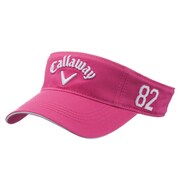 Basic Visor Women's PNK/WHT 15 JM [バイザー フリーサイズ レディース ピンク/ホワイト]