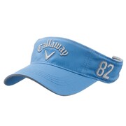 Basic Visor Women's SAX/SLV 15 JM [バイザー フリーサイズ レディース サックス/シルバー]