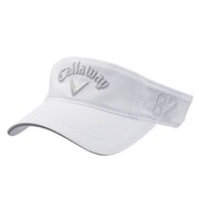Basic Visor Women's WHT/SLV 15 JM [バイザー フリーサイズ レディース ホワイト/シルバー]