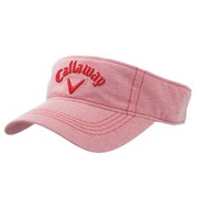 CG Style Visor Women's RED 15 JM [バイザー フリーサイズ レディース レッド]