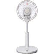 コンパクト扇風機 DCモーター リモコン付 グランホワイト F-DPT20(W)