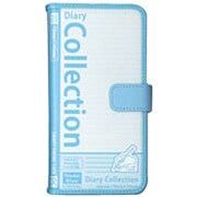 DI6-07 [iPhone 6/6s 4.7インチ用 ケース ダイアリーコレクション パウダー ブルー]