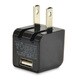 USB AC充電器 cube AC mini 最大出力1A USB-A×1 軽量 コンパクト 折畳式プラグ ブラック CUBEAC110BK