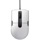 有線マウス USB接続式 BlueLED 3ボタンタイプ エルゴノミックフォルム 静音 Mサイズ ホワイト BSMBU26SMWH