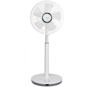 ハイポジションリビング扇風機 DCモーター リモコン付 ホワイト YHX-PD301(W)