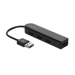 USB2.0ハブ 4ポート ブラック UH-2364BK
