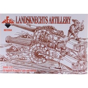 ORR7264 [1/72スケール ランツクネヒト傭兵・砲兵・16世紀・8ポーズ16体+砲]