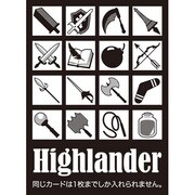 モノクロームスリーブコレクションハイランダー [トレーディングカード用品]