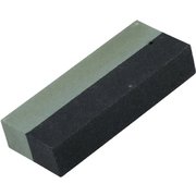 朝日虎印 W鎌砥石 両面コンビ #120/#240 中型 [両面コンビタイプ 鎌用]