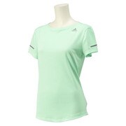 ITQ13-S02989-J/S [シークエンスランニング 半袖Tシャツ レディース Sサイズ ライトフラッシュグリーン S15]