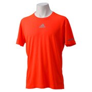 ITQ08-S03013-J/S [シークエンスランニング 半袖Tシャツ メンズ Sサイズ ソーラーレッド]