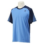 KAY96-S91129-J/O [ESS 3S クライマクール Tシャツ メンズ Oサイズ ラッキーブルー S15/カレッジネイビー]