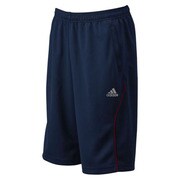 KAZ07-S91179-J/S [ESS BC ウォームアップハーフパンツ メンズ Sサイズ カレッジネイビー/パワーレッド]