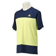 KAZ08-S91183-J/XO [ESS カラーブロック半袖Tシャツ メンズ XOサイズ ライトフラッシュイエロー S15]