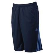 KAZ20-S91227-J/S [ESS 3ストライプ ハーフパンツ メンズ Sサイズ カレッジネイビー/ラッキーブルー S15]