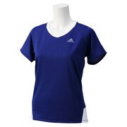 KAZ25-S91247-J/M [Seasonal Training Vネック半袖Tシャツ レディース Mサイズ アマゾンパープル F14]