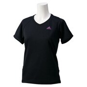 KAZ25-S91248-J/M [Seasonal Training Vネック半袖Tシャツ レディース Mサイズ ブラック]
