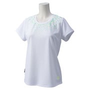KAZ31-S91321-J/M [Separates ドットプリントTシャツ レディース Mサイズ ホワイト]
