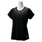 KAZ31-S91322-J/M [Separates ドットプリントTシャツ レディース Mサイズ ブラック]