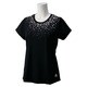 KAZ31-S91322-J/S [Separates ドットプリントTシャツ レディース Sサイズ ブラック]