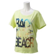 KAZ50-S91383-J/S [Graphic スローガン Tシャツ レディース Sサイズ ライトフラッシュイエロー S15]