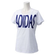KAZ53-S91387-J/OT [TEAM クライマライトコットン グラフィックTシャツ レディース OTサイズ ホワイト]