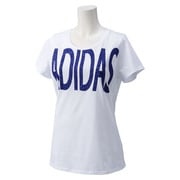 KAZ53-S91387-J/L [TEAM クライマライトコットン グラフィックTシャツ レディース Lサイズ ホワイト]