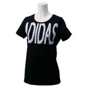 KAZ53-S91388-J/OT [TEAM クライマライトコットン グラフィックTシャツ レディース OTサイズ ブラック]
