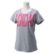 KAZ53-S91389-J/OT [TEAM クライマライトコットン グラフィックTシャツ レディース OTサイズ ミディアムグレイヘザー]