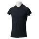 GYT55-S22525-J/M [SWIFT climachill (クライマチル) ハーフジップ半袖Tシャツ レディース Mサイズ チルブラックメランジ/ソーラーブルー S14]