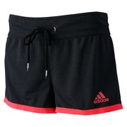 GYT73-S22679-J/OT [Seasonal training climachill (クライマチル) ショーツ 1.2 レディース OTサイズ ブラックメレンゲ/フラッシュレッド S15]