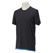 GYT10-S26994-J/L [climachill (クライマチル) 半袖Tシャツ メンズ Lサイズ チルブラックメランジ/チルブルー]