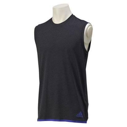 GYT12-S27001-J/XO [climachill (クライマチル) スリーブレスTシャツ メンズ XOサイズ チルブラックメランジ/ナイトフラッシュ S15]