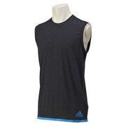 GYT12-S27003-J/O [climachill (クライマチル) スリーブレスTシャツ メンズ Oサイズ チルブラックメランジ/チルブルー]