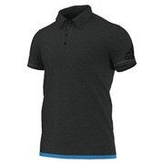 GYT58-S27227-J/M [climachill (クライマチル) ポロシャツ メンズ Mサイズ チルブラックメランジ/チルブルー]