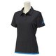 GYT59-S86848-J/M [climachill (クライマチル) ポロシャツ レディース Mサイズ チルブラックメランジ/チルブルー]