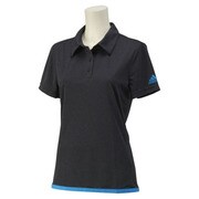 GYT59-S86848-J/OT [climachill (クライマチル) ポロシャツ レディース OTサイズ チルブラックメランジ/チルブルー]