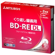 BD-RE(Video) 片面2層 繰り返し録画用 260分 50GB 1-2倍速 1枚5mm透明ケース入り 5P インクジェットプリンタ・ワイド印刷エリア対応 VBE260NP5D1