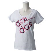 KBW35-A96962-J/L [SC モザイクロゴTシャツ レディース Lサイズ ホワイト]