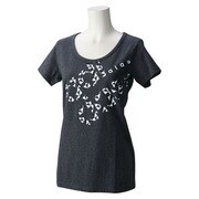 KBW35-A96964-J/OT [SC モザイクロゴTシャツ レディース OTサイズ ダークグレイヘザー]