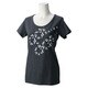 KBW35-A96964-J/M [SC モザイクロゴTシャツ レディース Mサイズ ダークグレイヘザー]