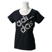 KBW35-A96965-J/OT [SC モザイクロゴTシャツ レディース OTサイズ ブラック]