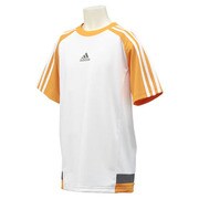 KBY33-A97206-J160 [ICELIVE-4 半袖Tシャツ ボーイズ 160cm ホワイト/ラッキーオレンジ S15]