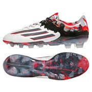 ハードグラウンド用 サッカースパイク アディゼロ F50-ジャパン メッシ HG メンズ 26.0cm ランニングホワイト/グラナイト/スカーレット [B23769-260]