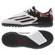 人工芝用 サッカーシューズ F10 メッシ ジュニア TF 20.0cm ランニングホワイト/グラナイト/スカーレット [M29303-200]