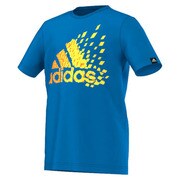 JPF08-S17206-J150 [グラフィック ビッグロゴ 半袖Tシャツ ボーイズ 150cm ブライトブルー]